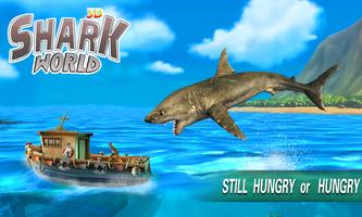 Shark World 3D постер