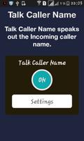 Talk caller name Affiche