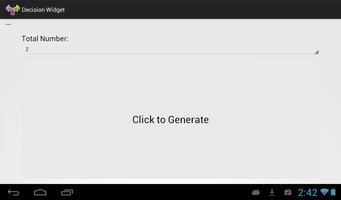 Decision Widget screenshot 2