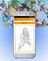 How To Draw DBZ - Step By Step 스크린샷 1