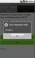 Quiz Copa das C 2013 capture d'écran 3