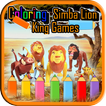 Coloring Simba Lion Game