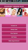 Khoobsurat Threading Salon الملصق