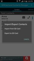 SIM Card and Contacts Manager capture d'écran 3
