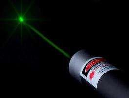 zaklamp laser pointer-poster