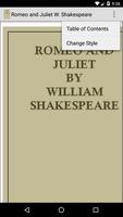 Romeo and Juliet W.Shakespeare Plakat