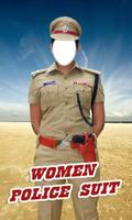 Women police photo suit Cartaz