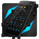 Tema Simple Bloques Negros APK