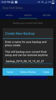 برنامه‌نما Easy Kodi Setup Backup/Restore عکس از صفحه