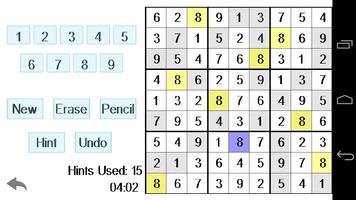 Sleek Simple Sudoku capture d'écran 1