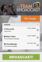 MyTeamBroadcast اسکرین شاٹ 1