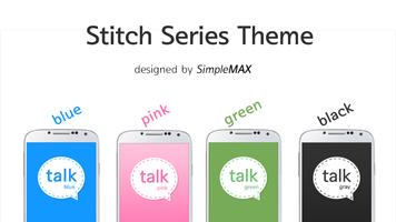 Stitch GREEN : KakaoTalk Theme الملصق
