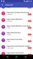 Fast Food Calorie スクリーンショット 2
