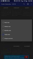 Simple Calendar  - Alarm Event Reminder screenshot 2