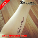 Einfache Namens-Tattoo-Schriften APK