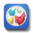 Einfache Origami Butterfly Tutorials Zeichen