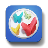 Einfache Origami Butterfly Tutorials Zeichen