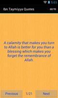 Ibn Taymiyya Quotes poster