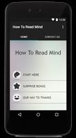 How To Read Mind Affiche