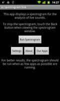)s) Spectrogram One Free capture d'écran 2
