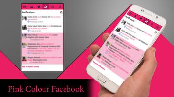 Pink Theme for Facebook imagem de tela 1