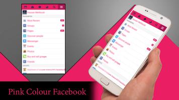 Pink Theme for Facebook capture d'écran 3