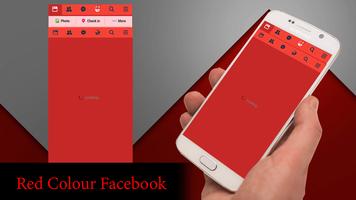 Red Theme For Facebook 스크린샷 2