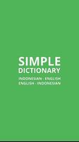 Dictionary: English-Indonesian Poster