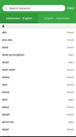 Dictionary: English-Indonesian captura de pantalla 1