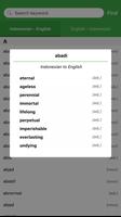 2 Schermata Dictionary: English-Indonesian
