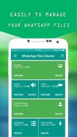Files Cleaner for WhatsApp Affiche