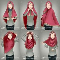 Simple Hijab Tutorial for Beginner Affiche