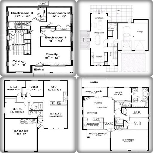 Einfache Haus Pläne und Pläne