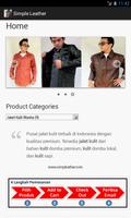 Simple Leather - Jaket Kulit Affiche