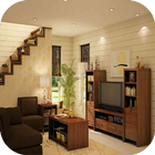 Simple Living Room Designs icône