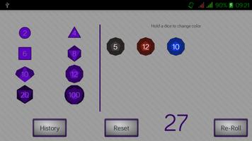 Simple RPG Dice Roller الملصق