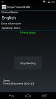 SimpleVoice Demo ภาพหน้าจอ 2