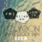 UCCW Polygon simple clock আইকন