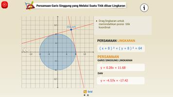 Matematika SMA : Persamaan Lingkaran capture d'écran 1