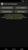 Email my Texts - Trial Affiche