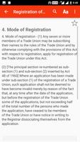 Trade Unions Act, 1926 capture d'écran 3