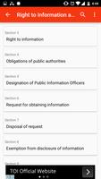 برنامه‌نما RTI - Right to Information Act عکس از صفحه