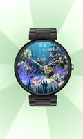 Coral Reef Aqua WatchFace Live Affiche