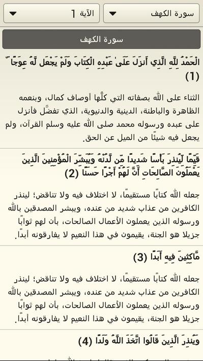 القرآن الكريم والتفسير ومعاني الكلمات وبحث screenshot 5