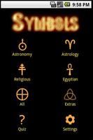 Ancient Symbol Flashcard Quiz Affiche