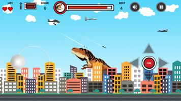 Dinosaur vs Helicopter Battle screenshot 2