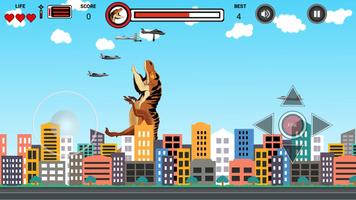 Dinosaur vs Helicopter Battle screenshot 3