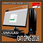 SIMULASI MIRIP CAT CPNS 2018-1 MENIT 1 SOAL ikon