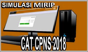 SIMULASI MIRIP CAT CPNS 2018-1 MENIT 1 SOAL syot layar 1