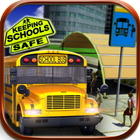 school bus driving simulator icône